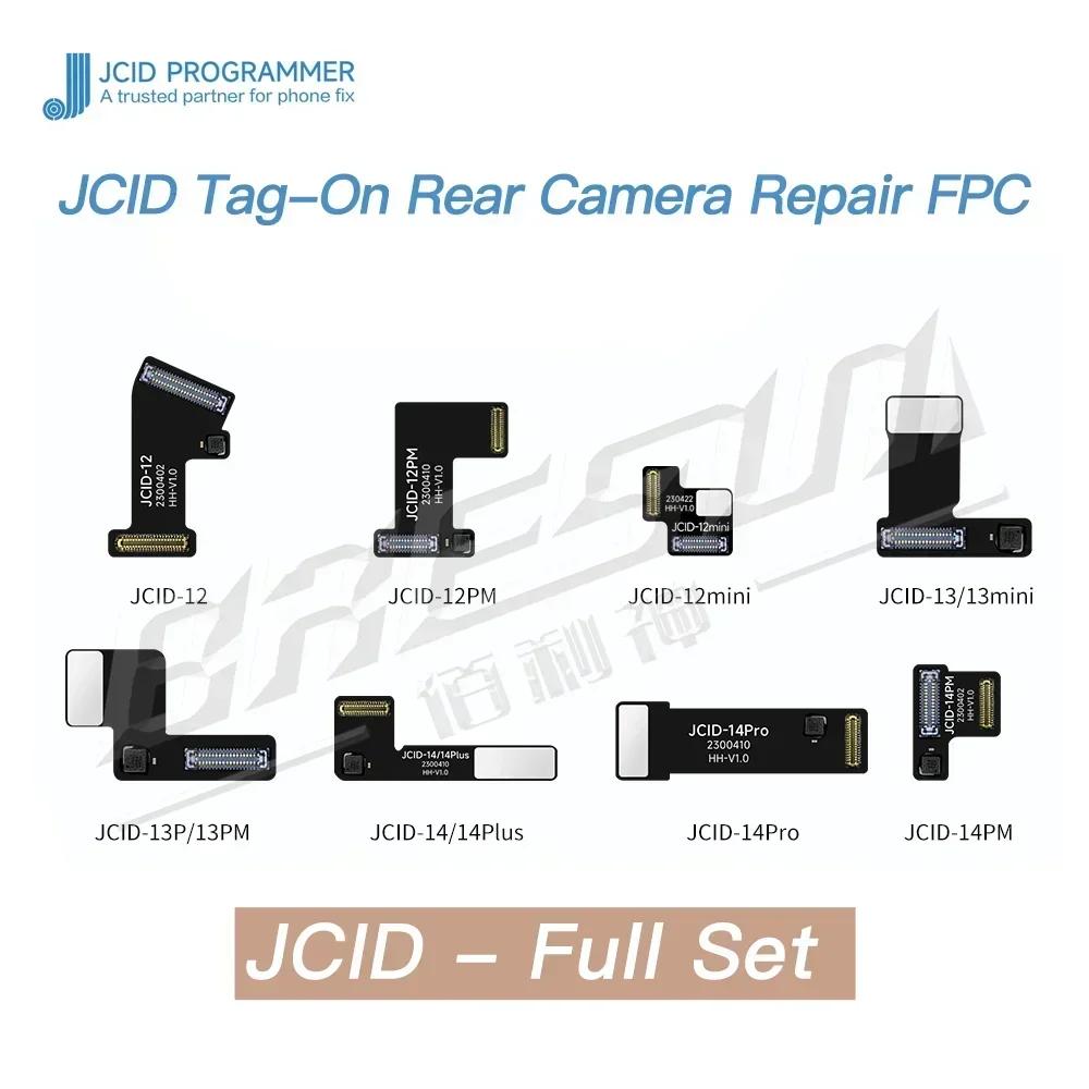 JC JCID 태그온 카메라 비제거 수리 FPC 플렉스, 아이폰 12 13 14 플러스 프로 맥스 미니 카메라 수리 케이블, 팝업 문제 해결